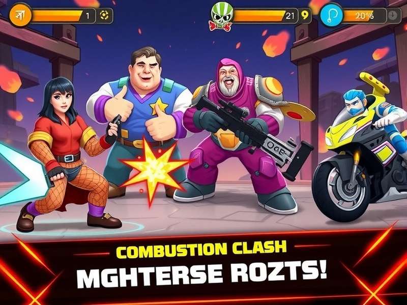 Combustion Clash Game Characters